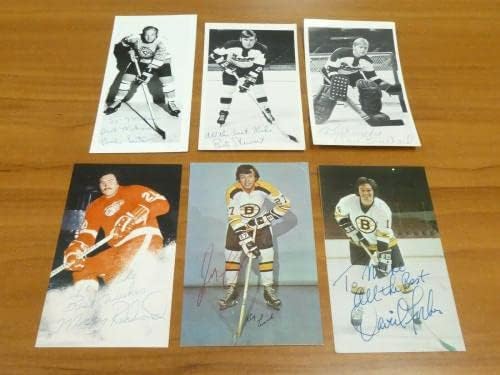 Muitos de 27 autógrafos de hóquei Hofs estrelas falecidas, etc. - fotos autografadas da NHL