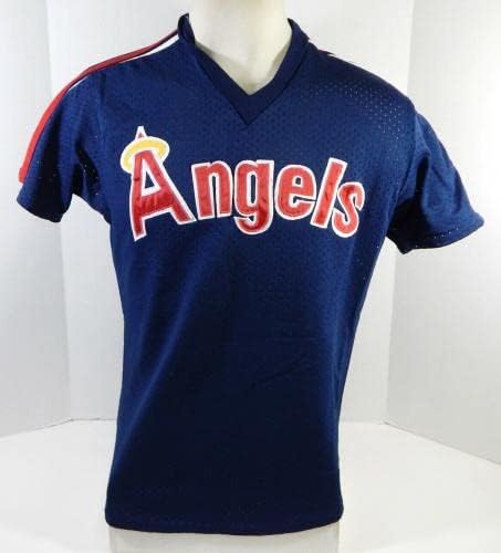 1983-90 California Angels 23 Game usou Blue Jersey Batting Practice XL DP21597 - Jerseys MLB usada para jogo MLB