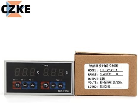 Instrumento de controle de integração de tempo e temperatura XJIM THF-2000 AC85-AC265V 50Hz Digital Display PID Controller