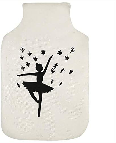 Azeeda 'Ballerina & Butterflies' Hot Water Bottle Bottle