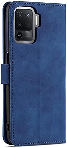Capa de capa de telefone para capa de telefone celular Oppo A94, protetor de carteira de flip de couro para pára