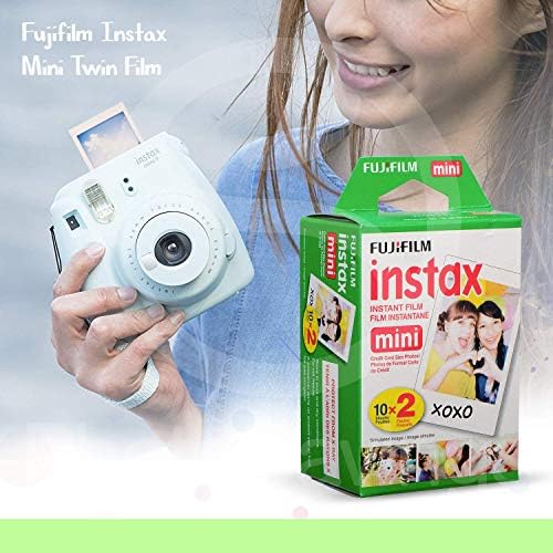 Fujifilm Instax Mini 11 Câmera de filme instantânea Instax Mini Twin Film and Acessories Bundle