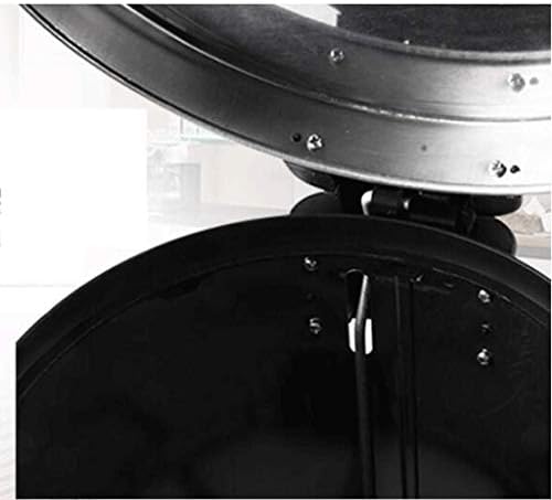 TJLSS lixo de cozinha de aço inoxidável lata com design oval e pedal de etapa | Armazenamento com revestimento de lixo