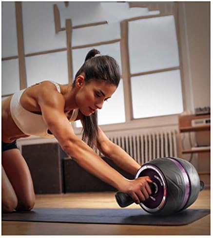 Roda do músculo abdominal de rebote automático YFDM, roda abdômen de aço inoxidável, exercício abdominal, equipamento de fitness