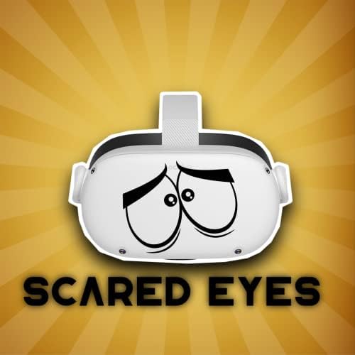 Olhos assustados - Oculus Quest 2 - Decalques - Black