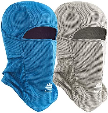 BOTACK BALACLAVA Máscara Facial Sun Protection UV Máscara de cabeça cheia respirável para homens Mulheres ciclismo