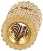 Aexit m3 unhas femininas, parafusos e prendedores Inserir inserção incorporada porca de bronze hardware porca e parafusos de tons dourados