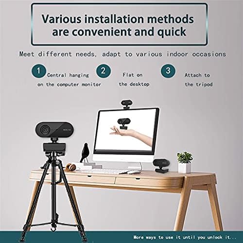 Walnuta Full HD 1080p Webcam Mini Computer PC Webcamera com câmeras rotatáveis ​​USB para videochamadas de transmissão ao vivo trabalho de conferência