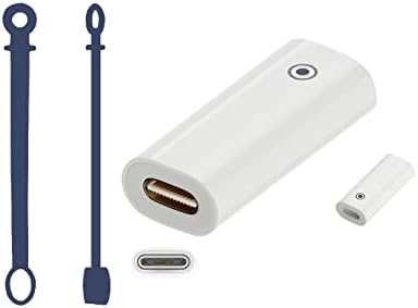 Apenas carregando, não suporta emparelhamento, adaptador USB C a lápis compatível para carregar lápis com cabo USB-C, fêmea iOS para o carregador do adaptador feminino tipo C
