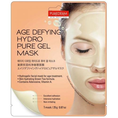 Máscara facial anti-ruga de Purederm: Melhor máscara facial anti-envelhecida com adenosina/melhor limpeza, hidratação e iluminação da
