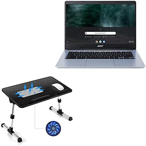 Suporte de ondas de caixa e montagem compatível com o Acer Chromebook 314 - True Wood Laptop Bed Bandey Stand, mesa para um trabalho