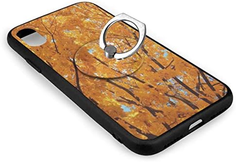 Capitão Viking Caixa de telefone personalizada com suporte Autumn paisagem florestal árvore ramificador anel do anel do telefone fino PC Hard Lightweight Protection Cover projetado para o telefone x