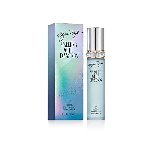 Diamantes brancos brilhantes de Elizabeth Taylor Eau de Toilette Spray, 1,7 fl. oz