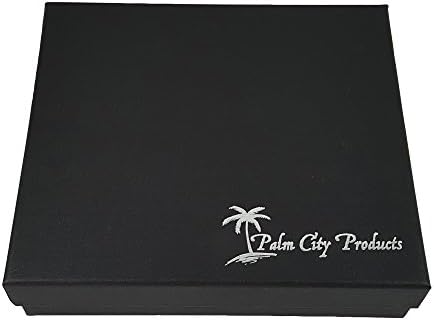 Palm City Products Golf Flask Gift Set - Flask redondo de 10 oz gravado com Fore - Grande presente para golfistas
