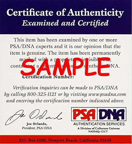 Bing Crsoby PSA DNA CoA assinado a mão de 1950 Autógrafo autêntico