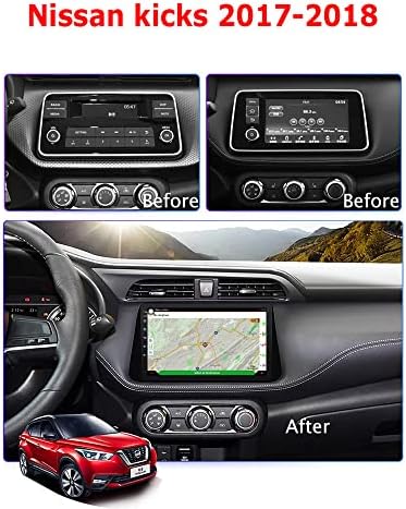 BestyCar 10.1 '' Android Car Radio Stéreo para Nissan Kicks 2017-2018 Octa núcleo Android 10.0 HD TouchScreen Headunit