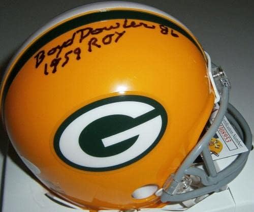 Packers Boyd Dowler assinou mini capacete com 1959 Roy JSA CoA Autografado - Capacetes NFL autografados