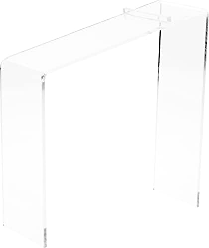 Plymor Clear Acrílico Elevado Sapato de calcanhar Riser, 3 W x 9 D x 5 h