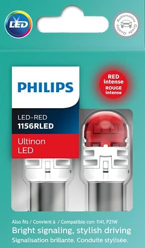 Iluminação Automotiva Philips 1156 Led Ultinon LED, 2 pacote