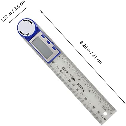 PARTEM ANGULA REGRA DO MEDADOR FERRAMENTAS DIREITAS PALIPER DIGITAL DISPLAY DISPLAY REGRENTE DO REVISÃO DO MITRE Ângulo 2 em 1 Ângulo