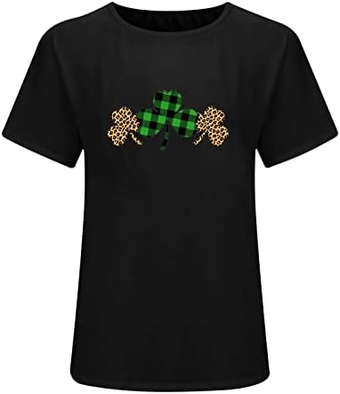 São Patricks Day T camisetas para mulheres SHAMROCK MANAGEM DE MANAGEM CEAS