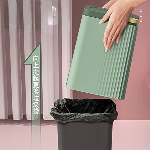 Lixo de abcel lata, lixo lata de lixo doméstico quarto de luxo sala de banheiro desktop de cozinha com cesta de papel