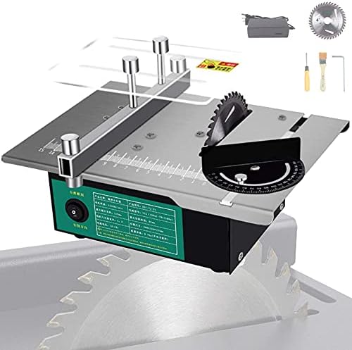 LIXFDJ SAW TABLE SAW, Banco multifuncional Profundidade de corte 40mm, pode polida, esculpida e perfurada para madeira,