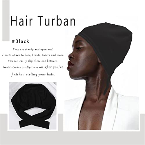 Cakure African Headwrap Turbans Chefe de algodão envolve bandagem na cabeça do lenço da cabeça do lenço para mulheres e meninas pacote de 1