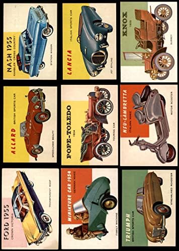 1954 Topps World on Wheels quase completo conjunto - Premier EX/MT+