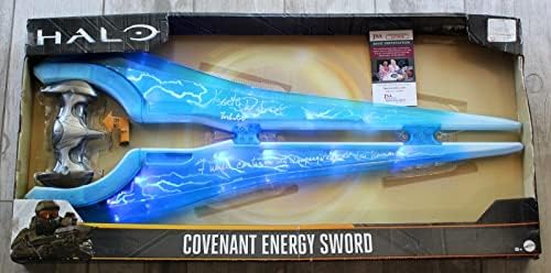 Keith David assinou uma espada de energia eletrônica de aliança de halo de 30 com JSA CoA