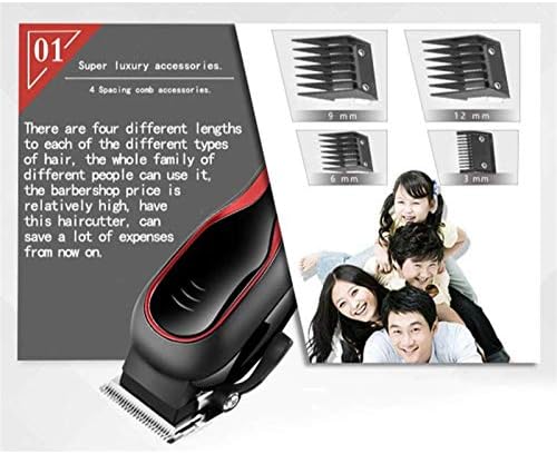 Kit de corte de cabelo de alto desempenho do ZLXDP para homens, inclui arremessos de cabelo elétricos