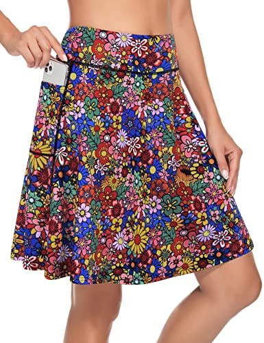 Koralhy Women Feminino Skorts Skorts de tênis de tênis de Koralhy Skort causal com 4 bolsos