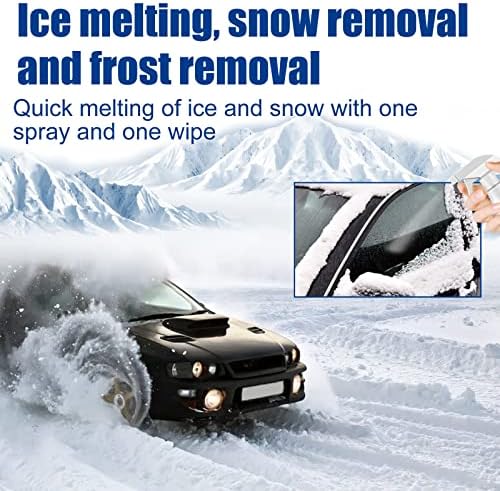 De-icer para pára-brisa de carro, descongelando o deicer para o spray de deicer de pára-brisa para carro, spray de desbiliação