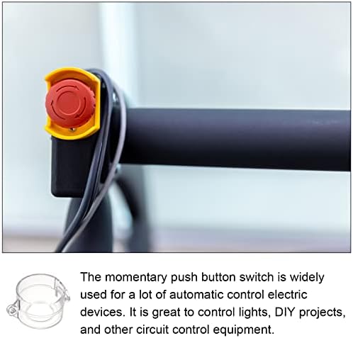 Proteção de protetora Cascado de botão à prova d'água, para interruptor de botão de pressão] - 1,2 polegada / Clear