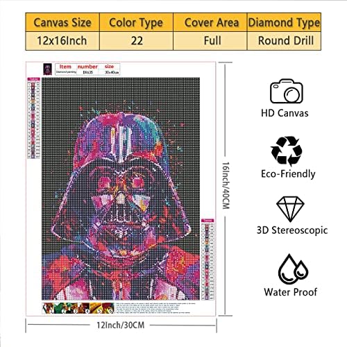 Sonsage Kits de pintura de diamante para adultos 5D DIY Diamond Art Full Gem Cross Stitch Crystal Bordado Craft para decoração de