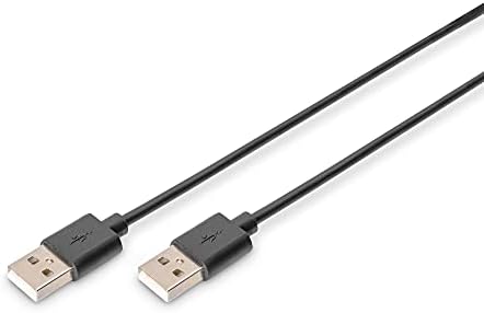 Digito 1,8m de comprimento USB 2.0 A Male - Um cabo de conexão masculino - preto