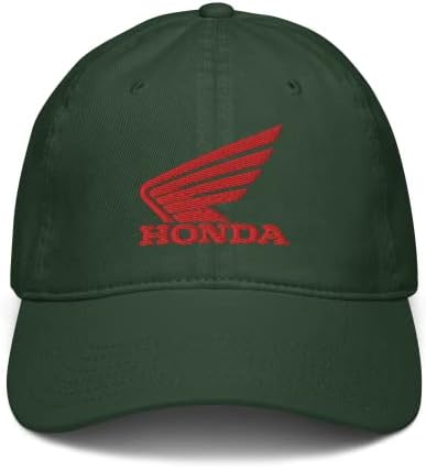 Honda novo logotipo de asa vermelha chapéu de beisebol ajustável