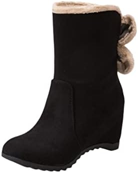 Botas de tornozelo feminino Sapatos de algodão inverno botas de chuva coxa botas pretas 2022 2023 botas de salto as tampas de