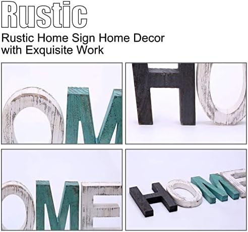 Placas de decoração da casa, decoração de parede em casinha letras de madeira para decoração de parede decoração de casa rústica Sinal