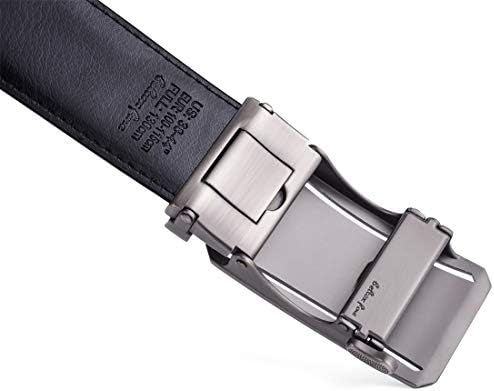 Men Belts couro slide masculino Ratchet Vestido Strap W Beltox intercambiável de fivela…