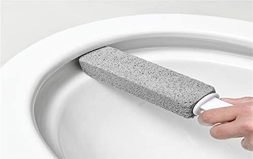 Pedra de limpeza de pedra -pomes Disiwene com alça, limpador de higiênico Removedor de anel de água dura para banheira/piscina/cozinha/limpeza