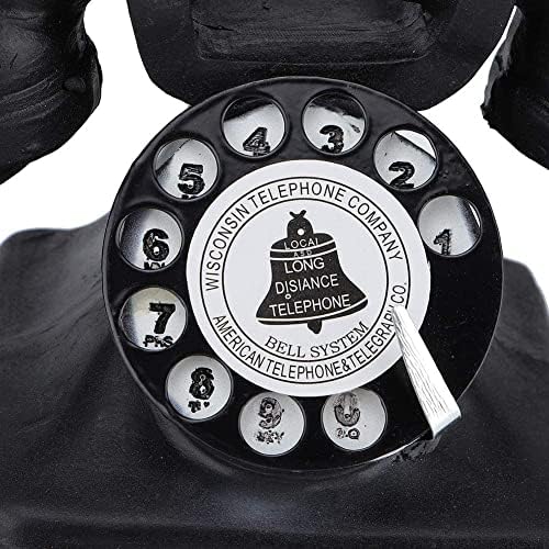 Modelo de telefone decorativo vintage de 7,48 polegadas, traje telefônico antigo para decoração de casa retrô, decoração de parede