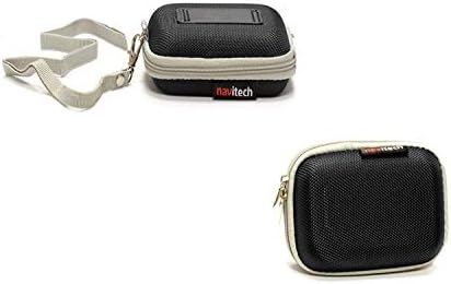 Navitech Black Water Hard Digital Dash Camera Case Caps Compatível com o Kenwood DRV-410