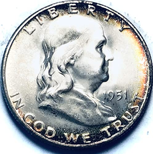 1951 S Franklin Silver Half Dollar Seller Mint State
