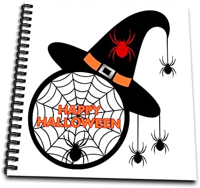 3drose happy halloween chapéu de bruxa aranhas e web - livros de desenho