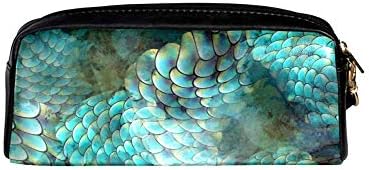 Magic Mermaid Scale Aquarela Bolsa marinha Case Mulheres maquiagem PU couro de couro Bolsas de cosméticos