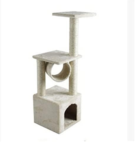 Scdcww Cats Tree Toy Condo-camada de múltiplas camadas com Hammock Cats House Furniture Scretanding Wood Posts Gatos Subindo árvore