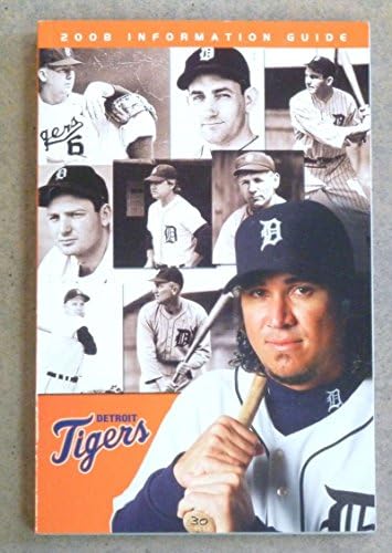 Detroit Tigers MLB Baseball Media Guide - 2008 -/nm