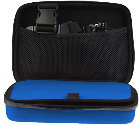 Navitech Blue Heavy Duty Rugged Case/capa compatível com a câmera de ação Kaiser Baas X360