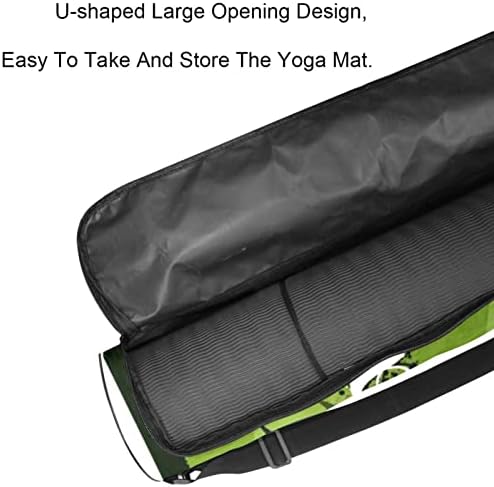 Halloween Night JPG Yoga Mat Carrier Bag com alça de ombro Bolsa de ginástica de saco de ginástica